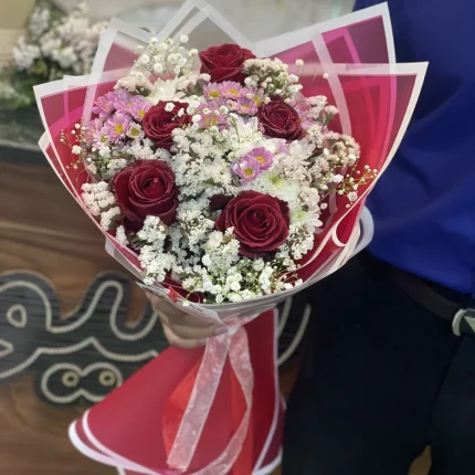 دسته گل ساده و شیک